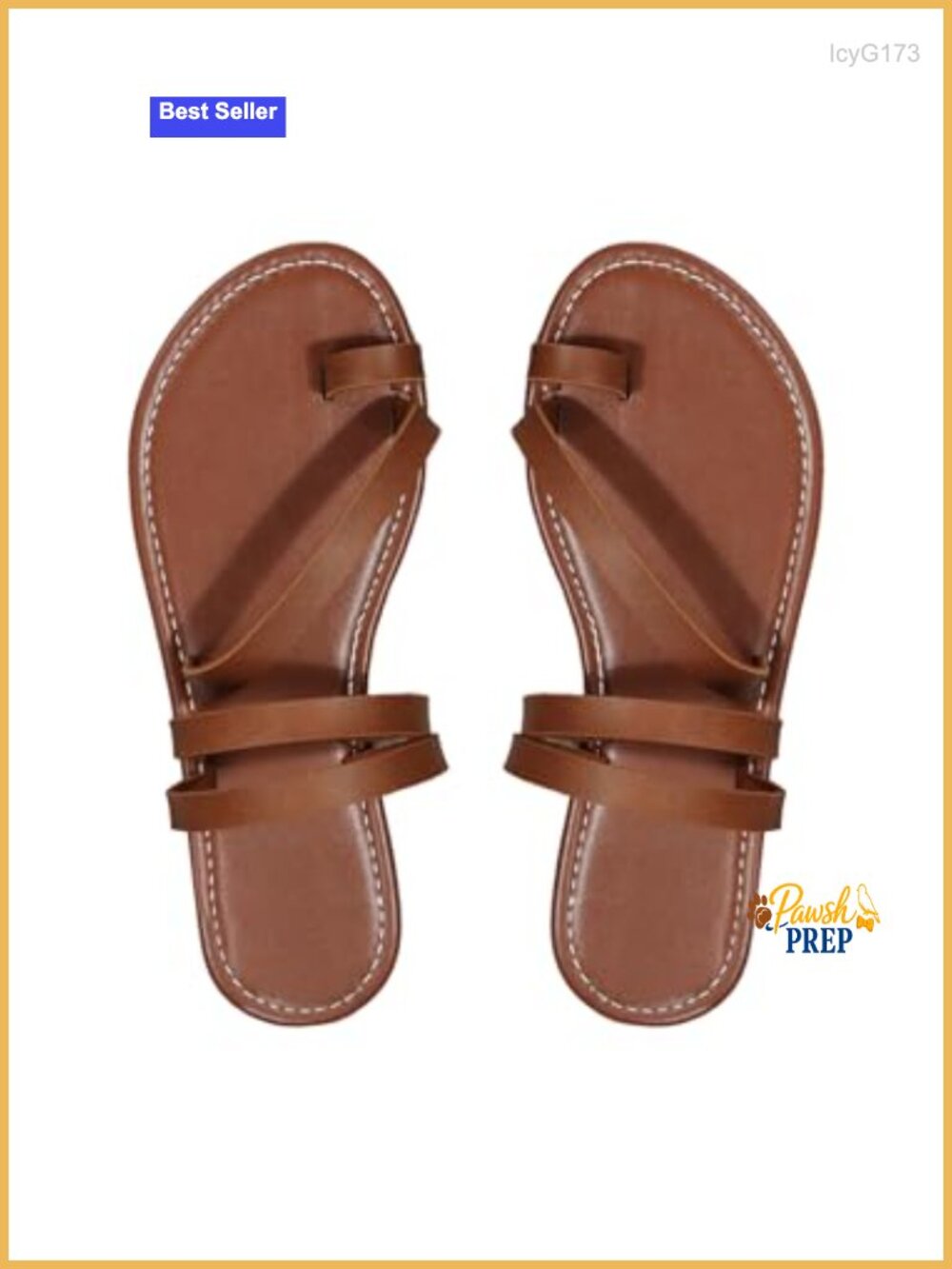 Faux Leather Flat Sandals Peep Toe Slip On Casual Summer Shoes